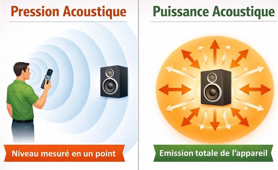 Pression et puissance acoustique : quelle différence ?