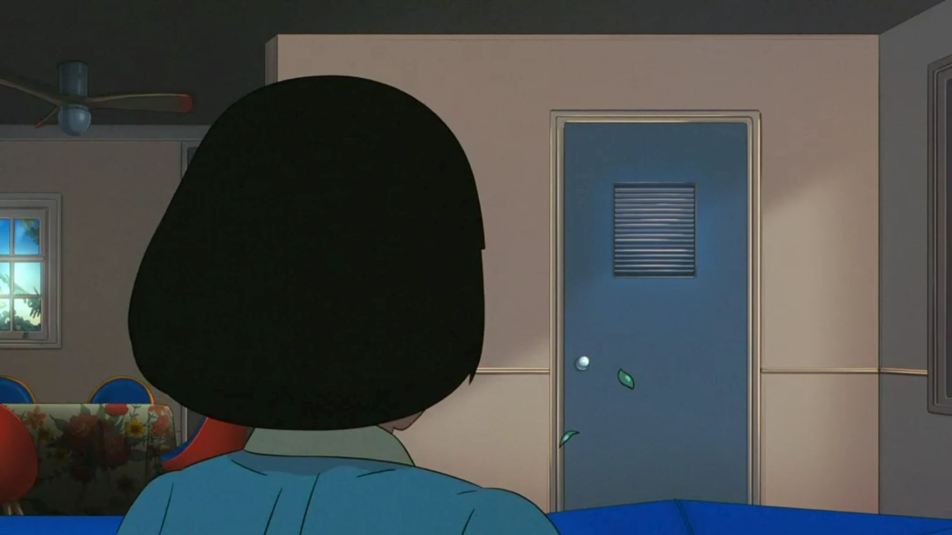 Arco ventilateur de plafond dans un dessin animé