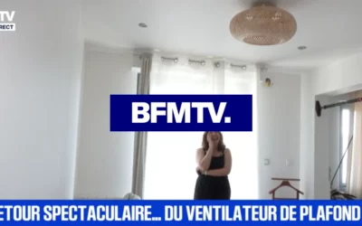 BFMTV met en lumière le ventilateur de plafond face à la canicule